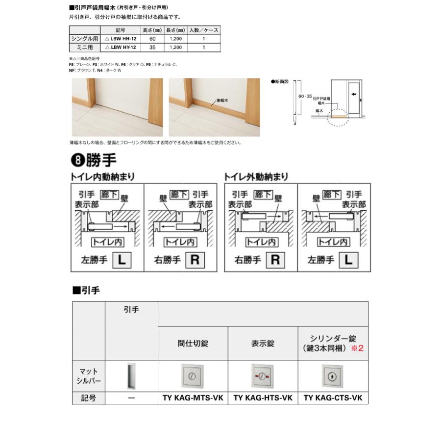 YKK AP 室内引戸 ラフォレスタ T11 トイレ片引き戸 11820・13220 YKK AP 室内引戸 ラフォレスタ T11 トイレ片引き戸 11820・13220