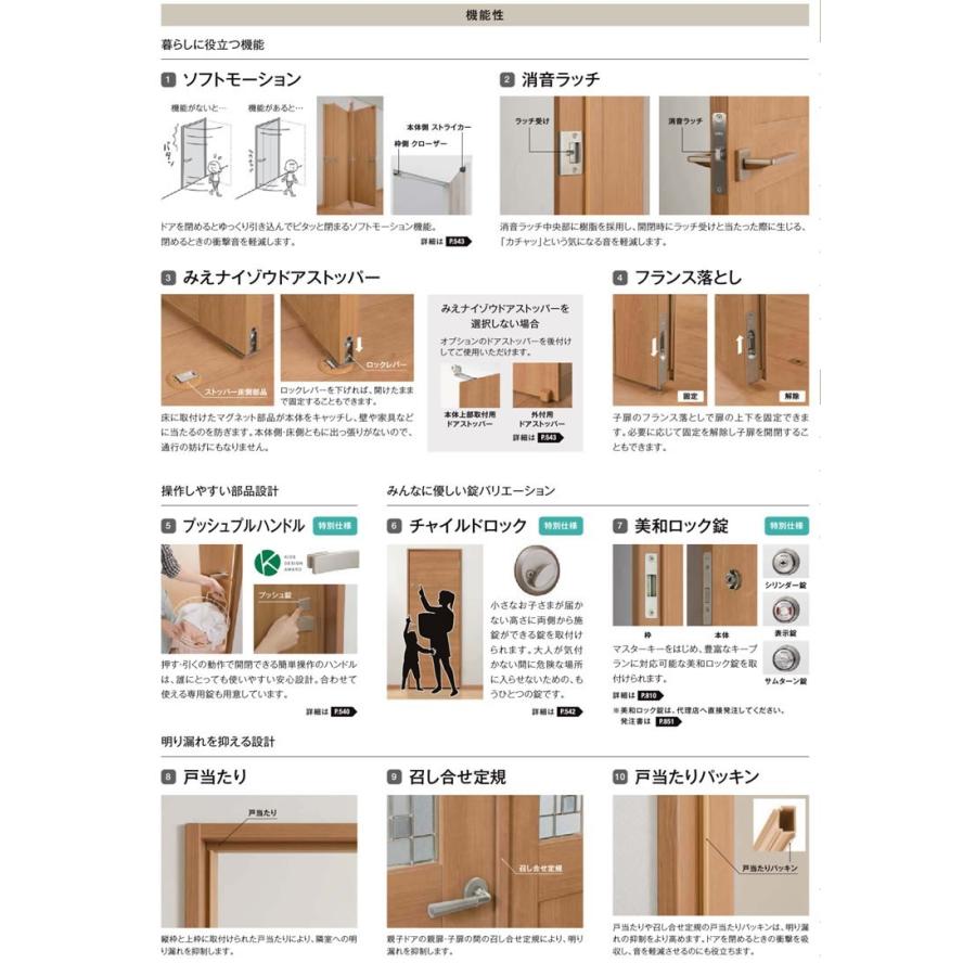 LIXIL ラシッサＤパレット トイレドア LAA  (05520・0620・06520・0720・0820・0920) 室内ドア トステム 室内建具 建具 室内建材 ドア 扉 リフォーム DIY｜kenkurushop｜06