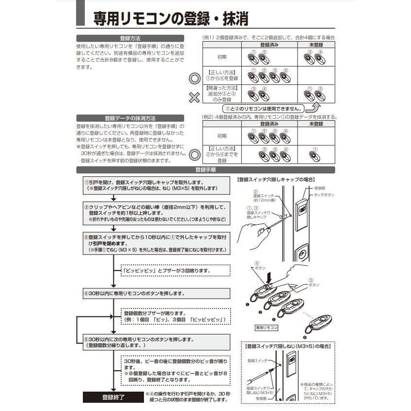 LIXIL（リクシル） タッチ/ノータッチ切替えキーシステム専用追加