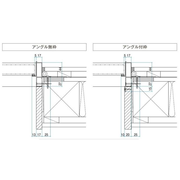 特注サイズ ロンカラーフラッシュドア ランマ無 内付型 フラットタイプ 玄関ドア LIXIL トステム 勝手口ドア 扉 汎用ドア｜kenkurushop｜08