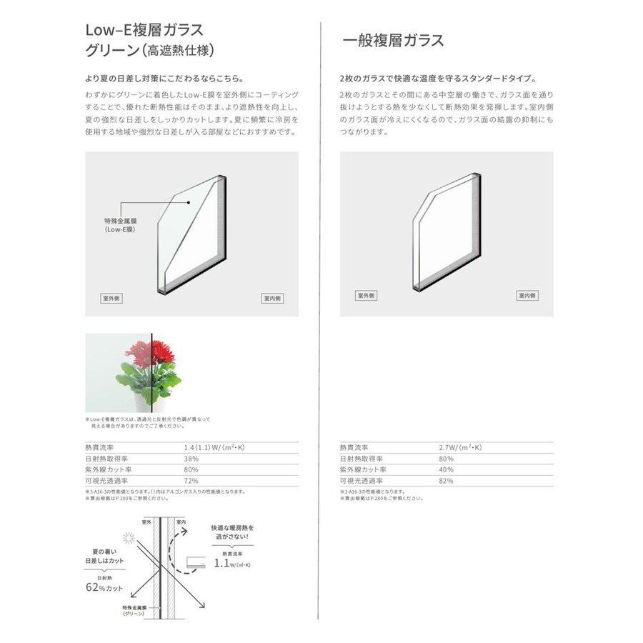 サーモスA防火 シャッター付引違い窓 16518（w1690mm×h1830mm）アルミサッシ 準防火 断熱アルミ窓 LIXIL 窓 高遮熱 リフォーム DIY TOSTEM｜kenkurushop｜11