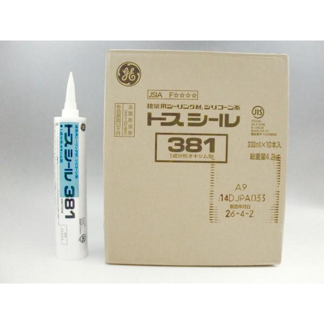 モメンティブ トスシール381 10本 1成分シリコーンシーリング材 