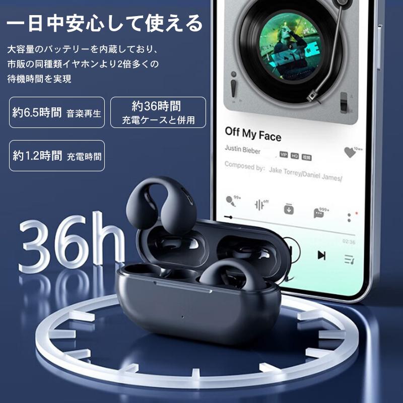 Bluetooth 5.3 イヤホン ワイヤレスイヤホン iPhone Android Hi-Fi高音質 ブルートゥースイヤホン ノイズキャンセリング 超軽量 左右分離型 低遅延 送料無料｜kenmaya-store｜13