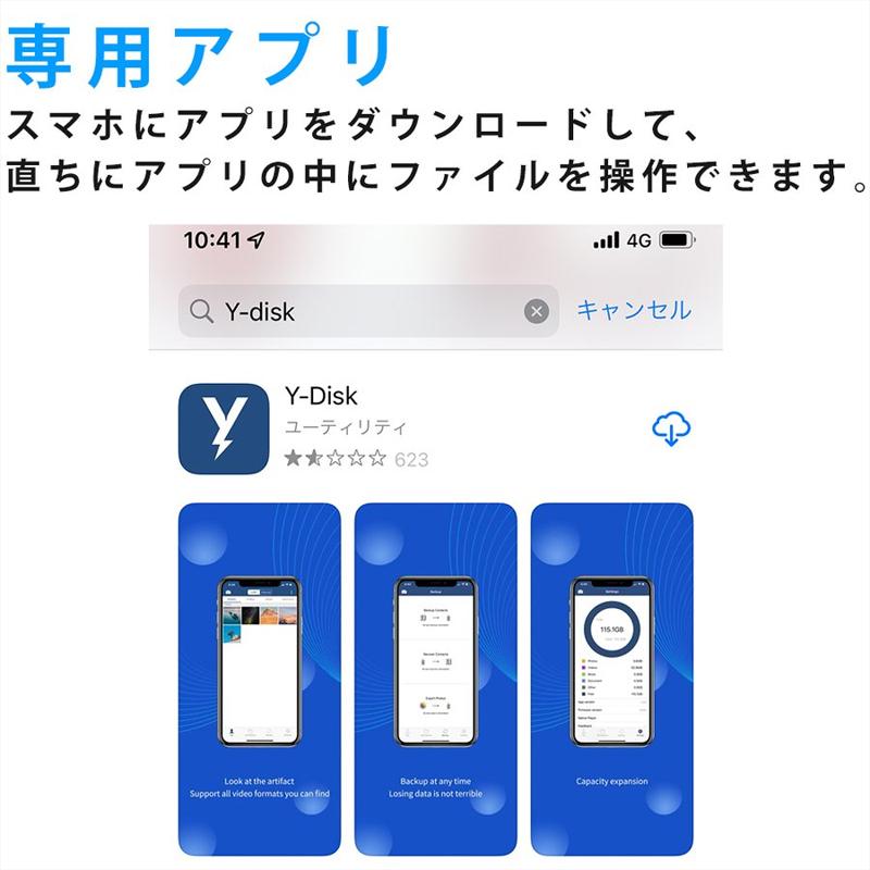 64GB USBメモリ 4in1 iPhone usbメモリ 128GB iPad メモリ Lightning iOS 13/14 lightning USB 3.0 iPad コネクタ付きiPhone｜kenmaya-store｜07