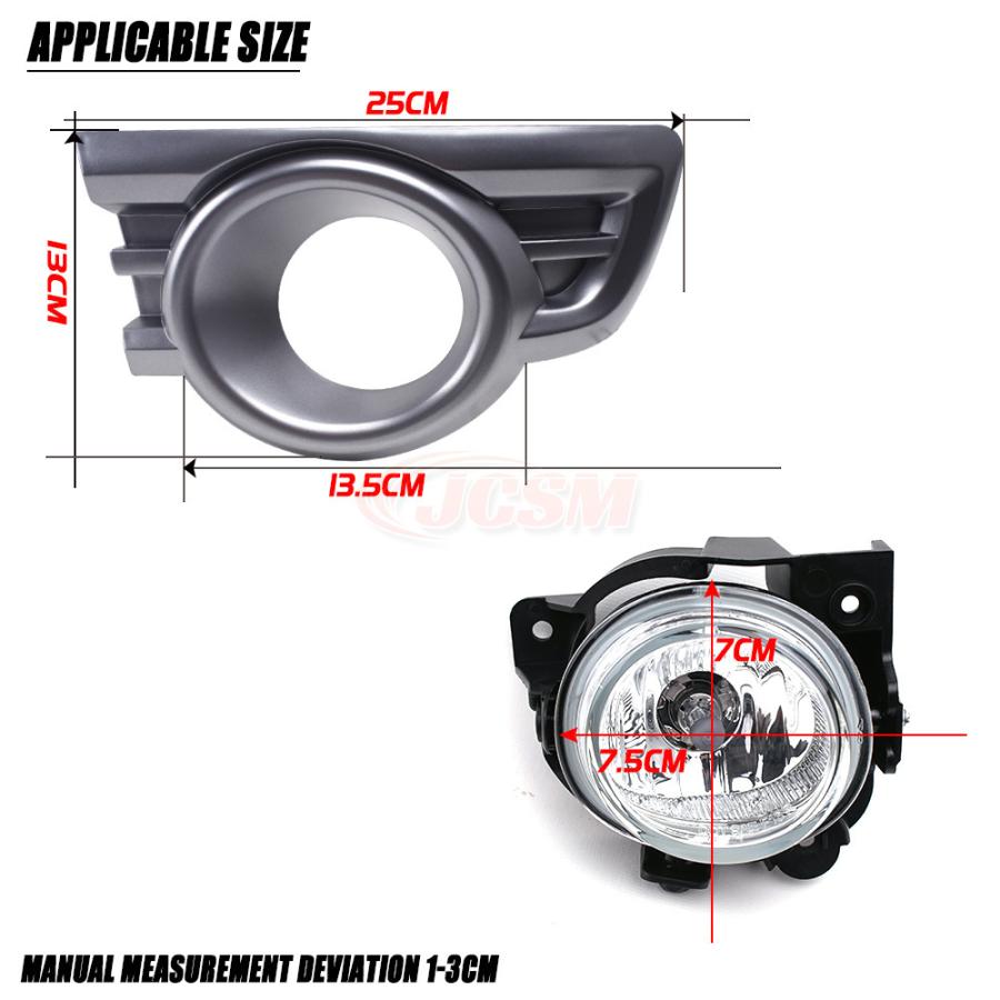 フォード FORD RANGER EVEREST 2019-2011年 フロントバンパーライト フロントフォグランプ ランニングライト 警告灯 車検対応 左右セットJCSM_3