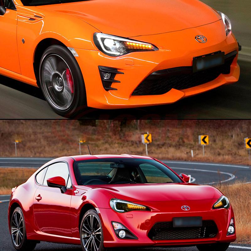 トヨタ86/スバルBRZ LEDデイライト LEDシーケンシャルフロントウインカー 流れるウインカー 信号光 クリアレンズ  外装 車検対応 高輝度 左右セット JCSM｜kennhukusutoa｜09