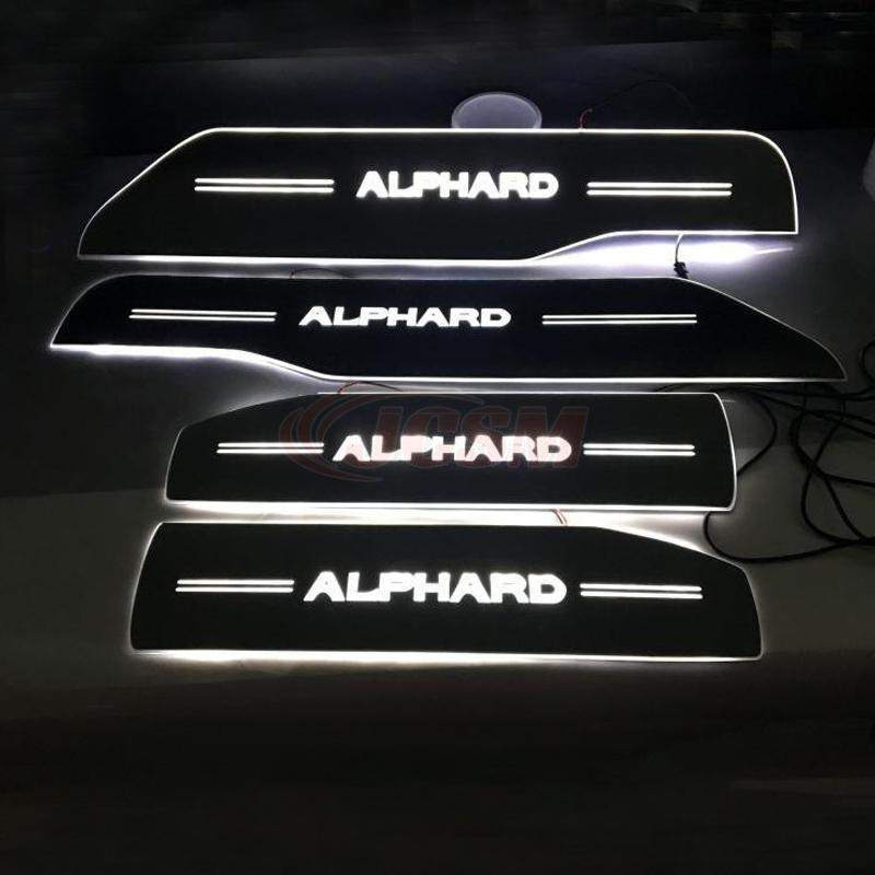 トヨタ 30系 アルファード スカッフプレート ブルー 発光 シーケンシャル 楽天市場】アルファード30系 前期後期共通 ステンレス製 ブルー