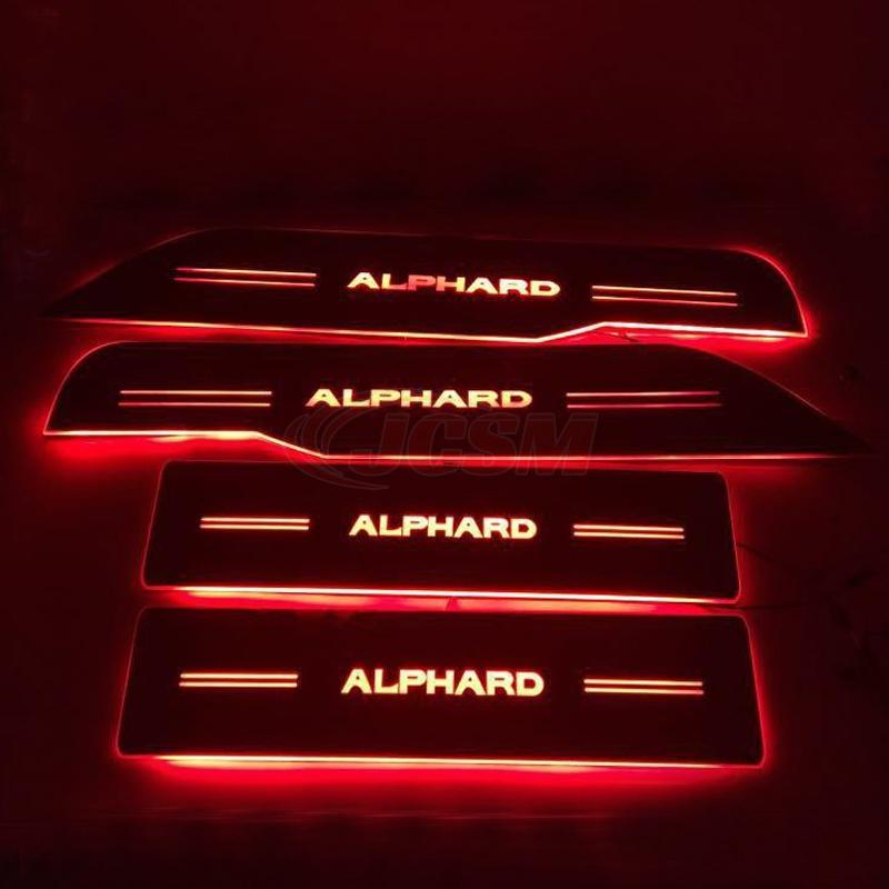 アルファード JCSM ステップガード LED サイドスカッフプレート