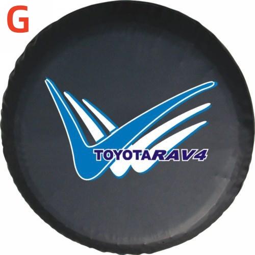 スペアタイヤカバー トヨタ RAV4 PRADO ランドクルーザープラド ランドクルーザー タイヤカバー 150 200 汎用 R15-R18 自動車 簡単取付｜kennhukusutoa｜08