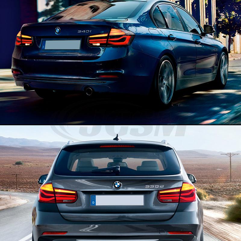 BMW 3シリーズ F30 2013-2015年 流れるウインカー テールランプ BMW 3シリーズ F30 2013-2015年 流れるウインカー テールランプ