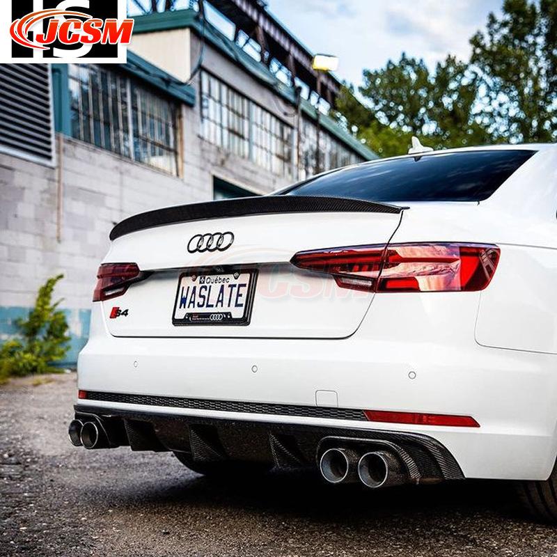 アウディ　A4 S4 RS4用リアスポイラー Amazon | カーボン製リアスポイラーfor Audi アウディ S4 4D B8