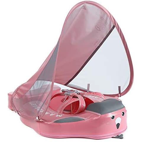 50 Off ベビー用浮き輪 キャノピー付き 無地 プール 乳児 水泳トレーニング 横たわり 空気フリー ウォーターフロート インフレータブル ウエスト ピンク 高い素材 Www Sei Ba Gov Br