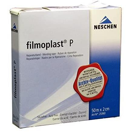 【2021年製 新品】 フィルムルックス 2cm×50m) (透明度の高い白色 00104 2cm×50m フィルムプラストP 補修補強テープ ラベルプリンター