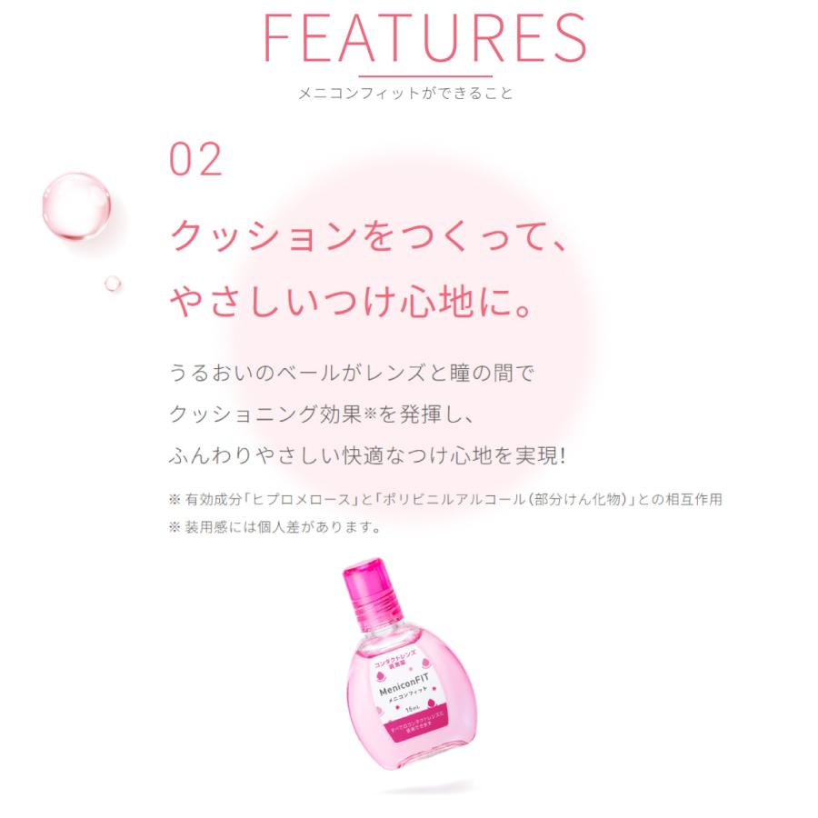 メニコンフィット メニコン 15ml コンタクト 装着液 装着薬 ソフト