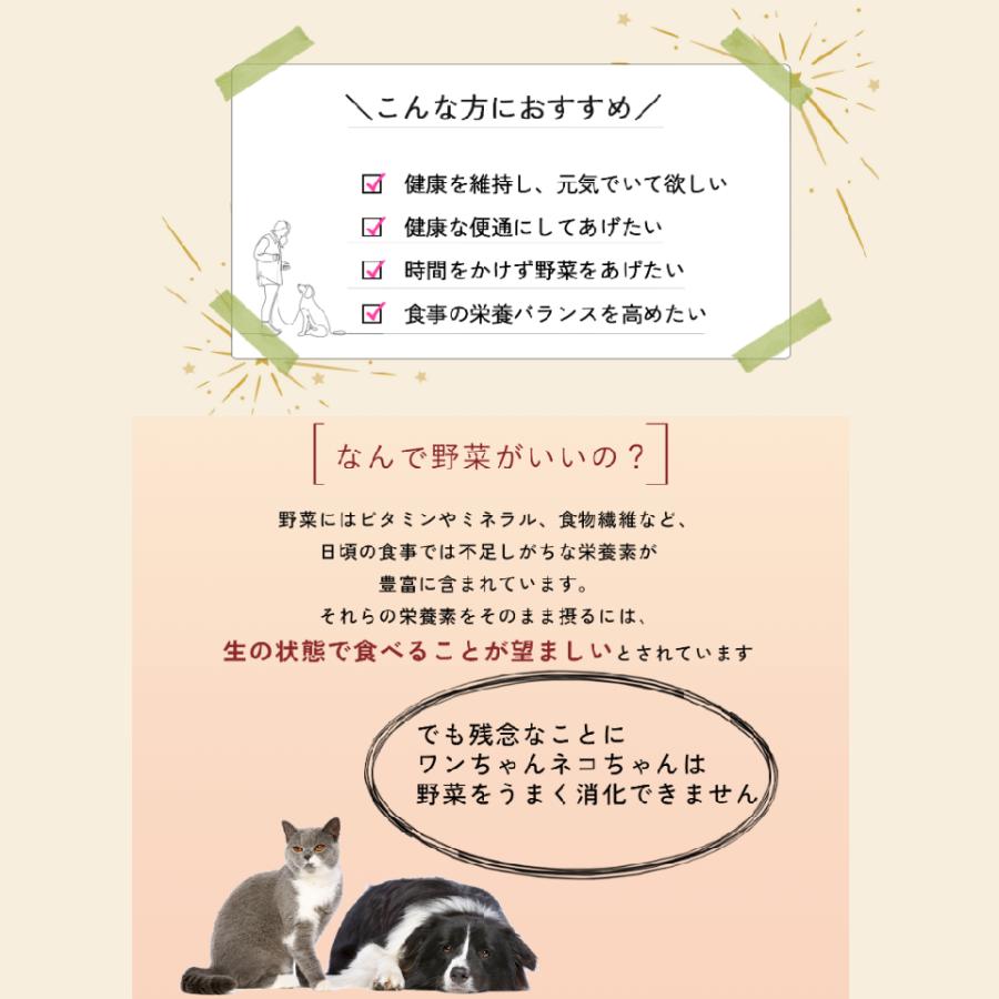 ベジタブルサポート タブレットタイプ 28g ミニパック 犬 猫 ペット サプリメント 野菜 メール便 送料無料｜kensapo｜03