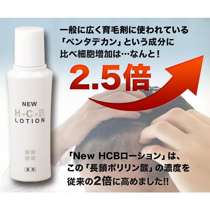 快適生活 育毛剤 薬用 「New HCBローション」3本セット