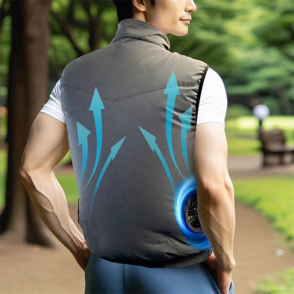 早い者勝ち♪暑い季節に♪空調作業服ウェア　ファン付き熱中症対策 作業服 空調ウェア 熱中症 快適生活 大風量14.8V「ハイパワー