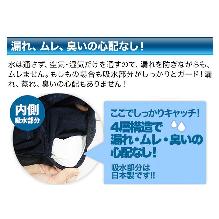 快適生活 失禁「さわやかボクサーパンツ」 12枚 尿漏れ対策 漏れない 下着 メンズ M L LL 汗 尻汗 残尿 ズボンへのシミ防止 エチケット 爆買