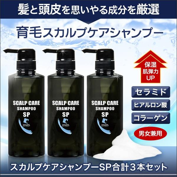 育毛 スカルプケアシャンプーsp 合計３本セット 快適生活オンラインpaypayモール店 通販 Paypayモール