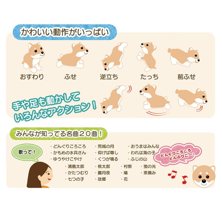 しゃべる犬 快適生活 おはなし大好き！歌って踊れる「ロボットまめ柴