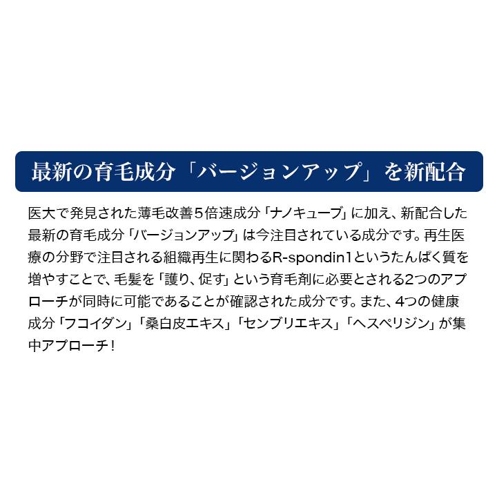 育毛剤 薬用育毛剤　育毛ローション 快適生活 薬用「ヘアキューブプラス」3本  頭皮ケア 薄毛 抜毛  　　｜kensei-online｜03