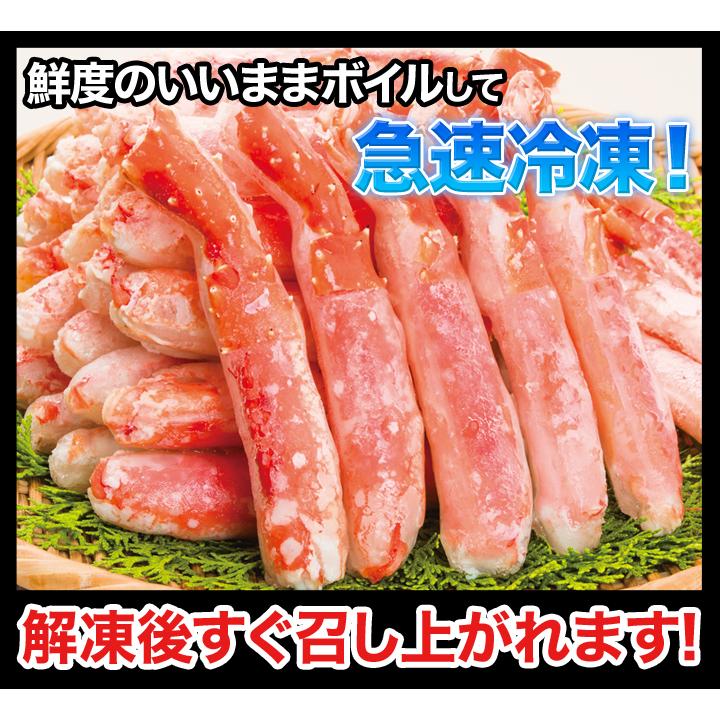 快適生活 かに カニ 蟹 特大ボイルタラバガニ棒肉剥き身 総重量:750g(正味600g)｜kensei-online｜07