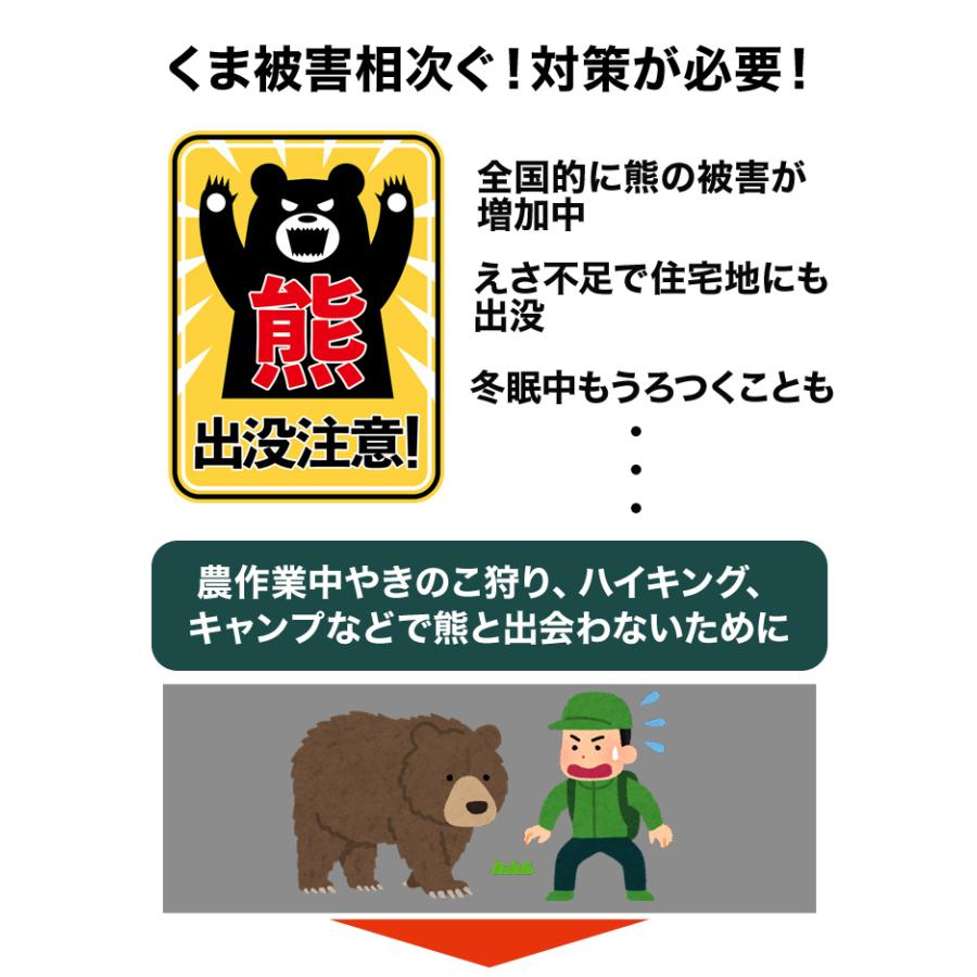快適生活 BEAR ALARM 熊鈴 クマ対策 ホイッスル 大音量 熊よけ 防犯 