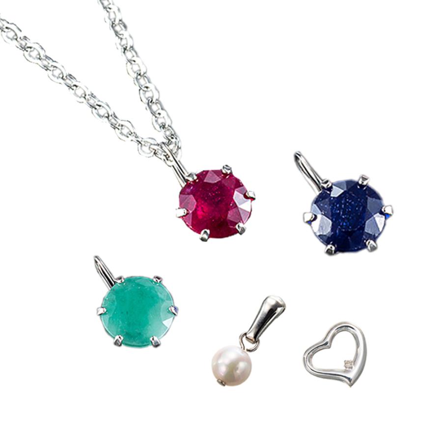 快適生活 合計3.0ct！「豪華三大宝石ネックレス」+真珠+ダイヤ ロング 