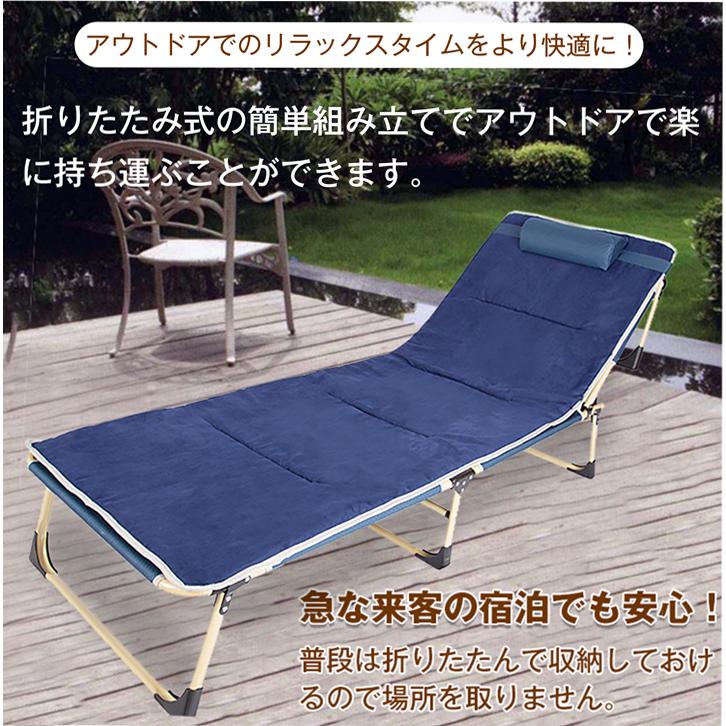 01 折りたたみベッドアウトドアベッド持ち運び可能枕内蔵キャンプベッド DOMIYA アウトドアベッド キャンプベッド ベッド アウトドア