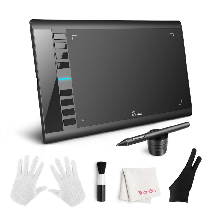 格安人気 人気商品ペンタブレット ペンタブ Usb式 漫画とイラスト用 充電不要ペン 8192レベル筆圧感度 8個エクスプレスキー 1年間保証付き 2本指グローブなど5点セット 受賞店舗 Cih Dev Humbird Com