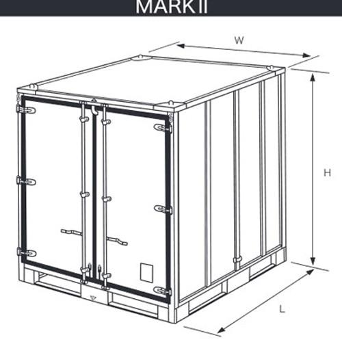 Umecon ウメコン 組立式コンテナ Markii ハウス 観音開コンテナ 建築 土木現場用倉庫 プレハブ 物置 Mark2 仮設トイレなら建設 ラッシュ 通販 Yahoo ショッピング