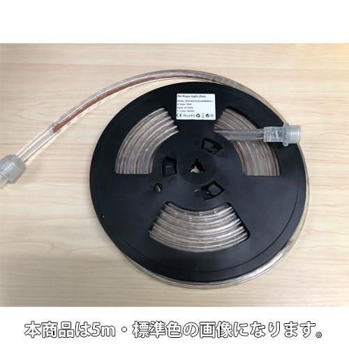 【ルーファース】防水LEDジャックロープライト 両面タイプ 長さ:10M 色:標準白色 [R4W-2835JHY-60L-10M]※専用電源コード別売 工事現場 長寿命 省エネ 作業灯_2