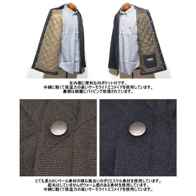 マックレガー　McGREGOR　ハーフコート　中綿　裏地キルティング　3L マックレガー McGREGOR ハーフコート 中綿 裏地キルティング 3L