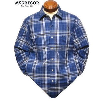 McGREGOR（マックレガー） 長袖シャツ メンズ 111173105 インディゴ調
