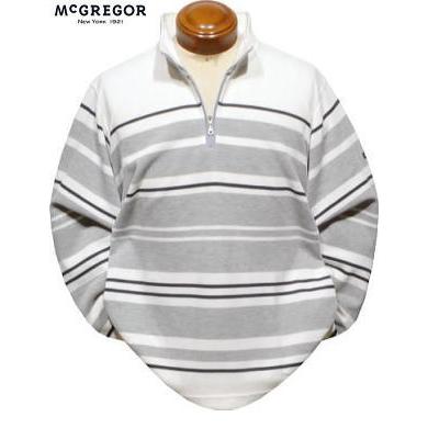 マックレガー トレーナー メンズ 111614102 抗菌加工 スウェット ハーフジップトレーナー スウェットシャツ M.L.XL（LL相当）｜kenshima｜03