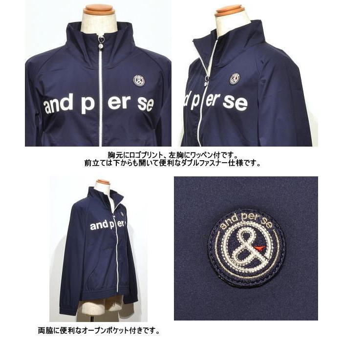 and per se（アンパスィ） アンパシー ブルゾン L.LL レディース