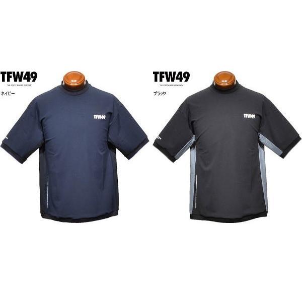 TFW49 モックネック半袖シャツ M.L.XL. メンズ T102610031 日本製 袖下