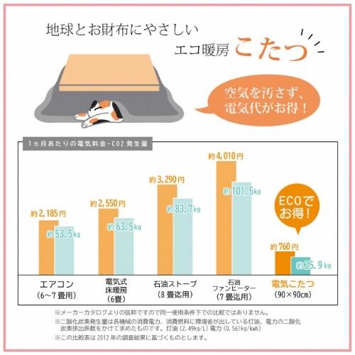 爆買  こたつ布団 正方形 約205×205cm マルチ 掛け布団 単品 ギャッベ柄 「ラディ」  【北海道・沖縄・離島 送料別】の画像