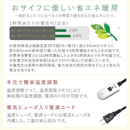 リビングコタツ ブラウン ルーン120WN (約)幅120×奥行75×高さ40cm  【北海道・沖縄・離島 送料別】の画像