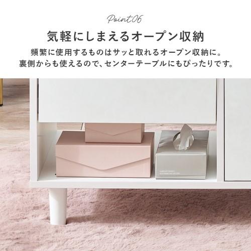 コスメテーブル ホワイト VT-7200WH (約)幅80×奥行45×高さ40cm 【北海道・沖縄・離島 送料別】_10