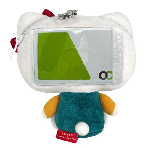 送料無料】 ぬいぐるみパスケース SWIMMER×SANRIO ハローキティ / 三金
