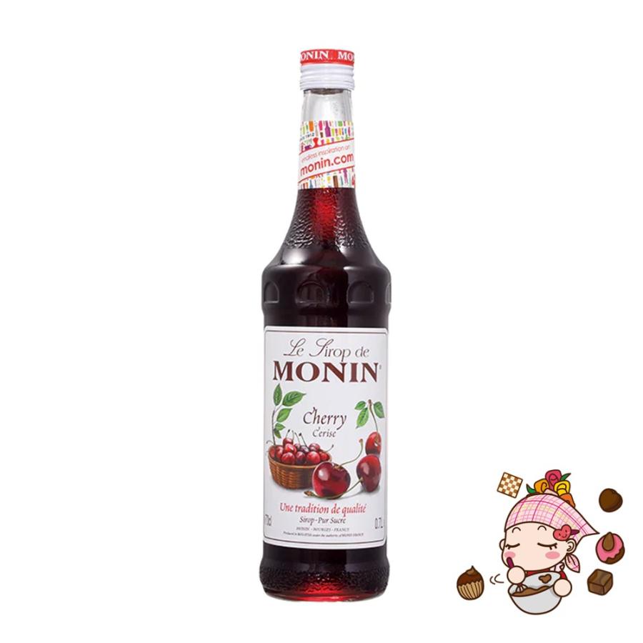 MONIN チェリーシロップ 700ml 12本入り MONIN（モナン） チェリー シロップ 700ml 瓶 : 酒のケント ヤフー店