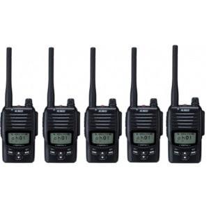 5W ハンディトランシーバー　DJ-DP50H　1500mAh　5台セット　デジタル簡易無線　登録局