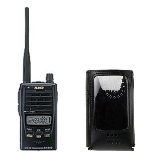 アマチュア無線機 ＆ ソフトケースセット　アルインコ　DJ-S42　アマチュア無線機　430MHz 生活防水 FM トランシーバー 2W + ESC-62 ソフトケースセット