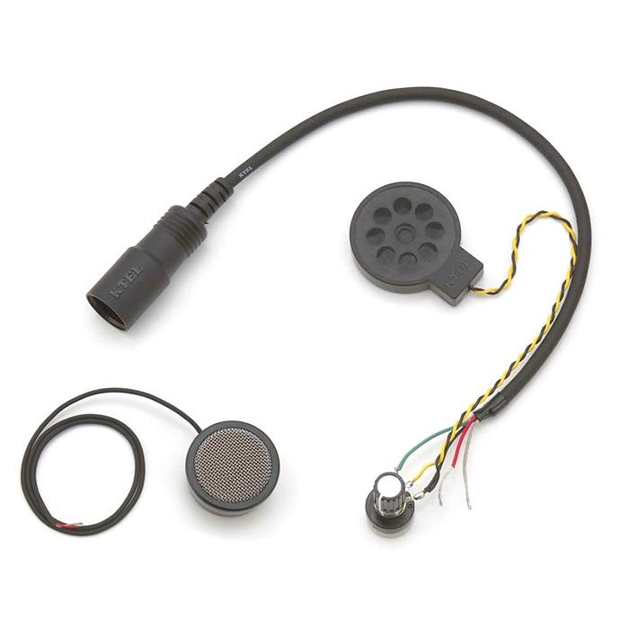 KTEL ケテル KT004 / Vol.調整付 1スピーカーSET （ヘルメット 接続 