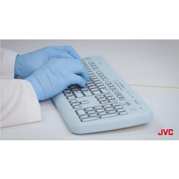 JVCケンウッド 感染症対策用防水型キーボード+マウス MEDIGENIC-E+