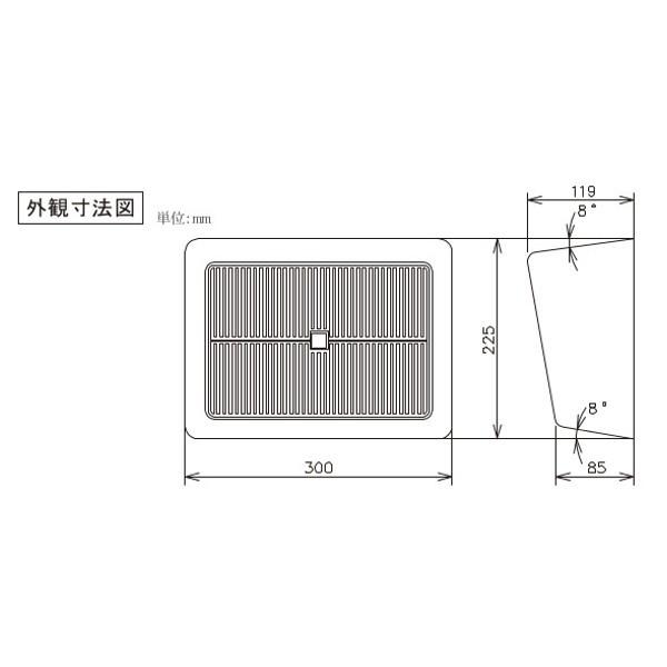 JVCケンウッド SBW-303 壁掛型スピーカー（16cm、1W/3W、L級） JVC