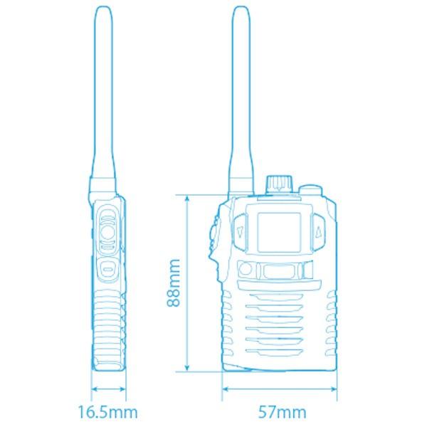 八重洲無線 インカム スタンダード SR70A（ブラック） 特定小電力