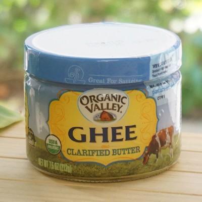 GHEE 有名な ギー 212g オーガニックバレー organic グラスフェッド 注目ブランド valley USDA バターオイル