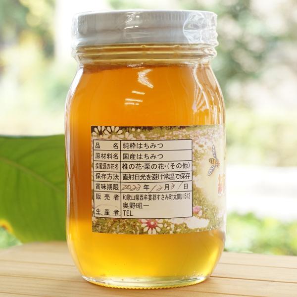 日本ミツバチだけの純粋ハチミツ 600g 和歌山県すさみ町 非加熱 日本ミツバチだけの純粋ハチミツ 600g 和歌山県すさみ町 非加熱